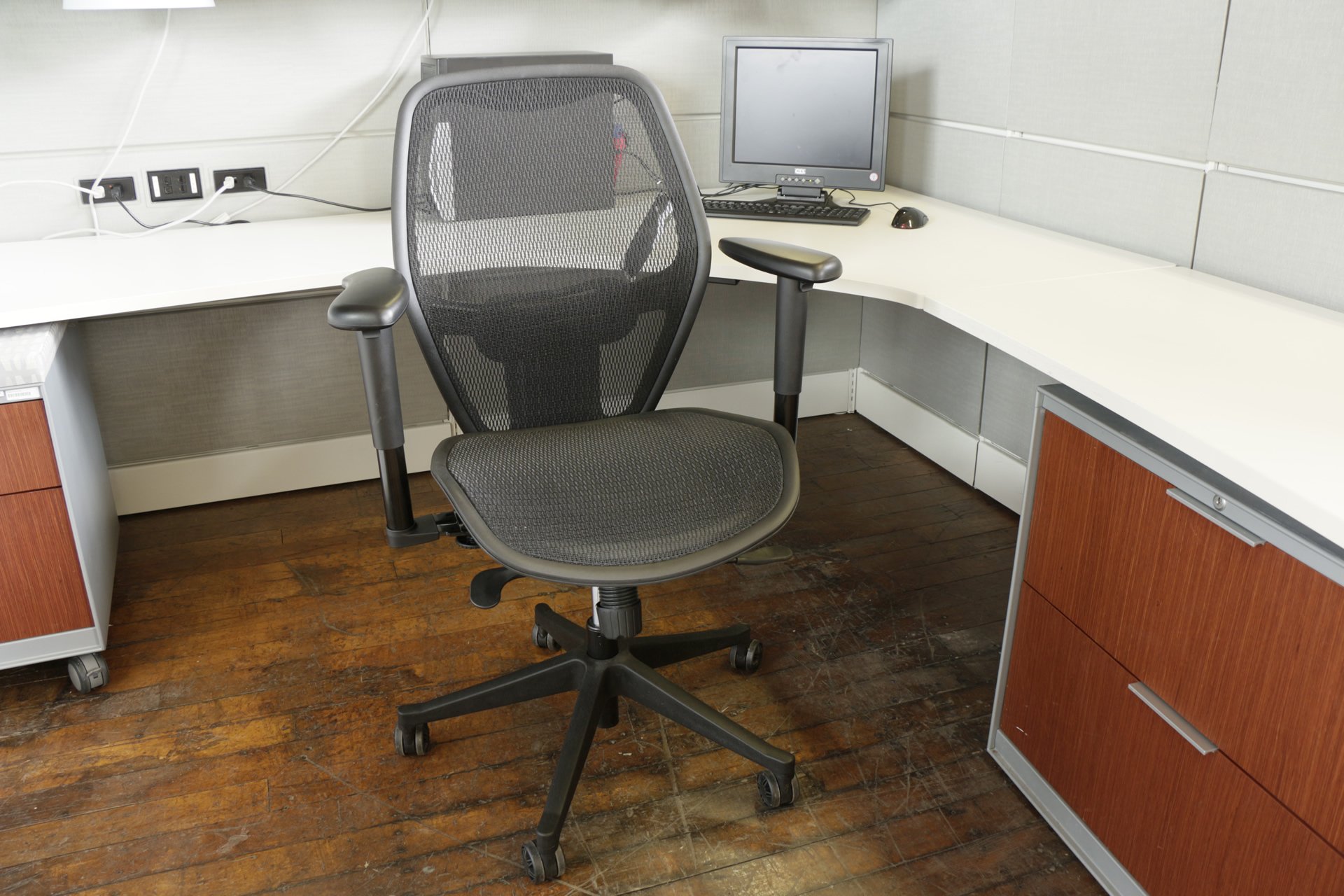Compel ‘Net’ Black Mesh Task Chairs
