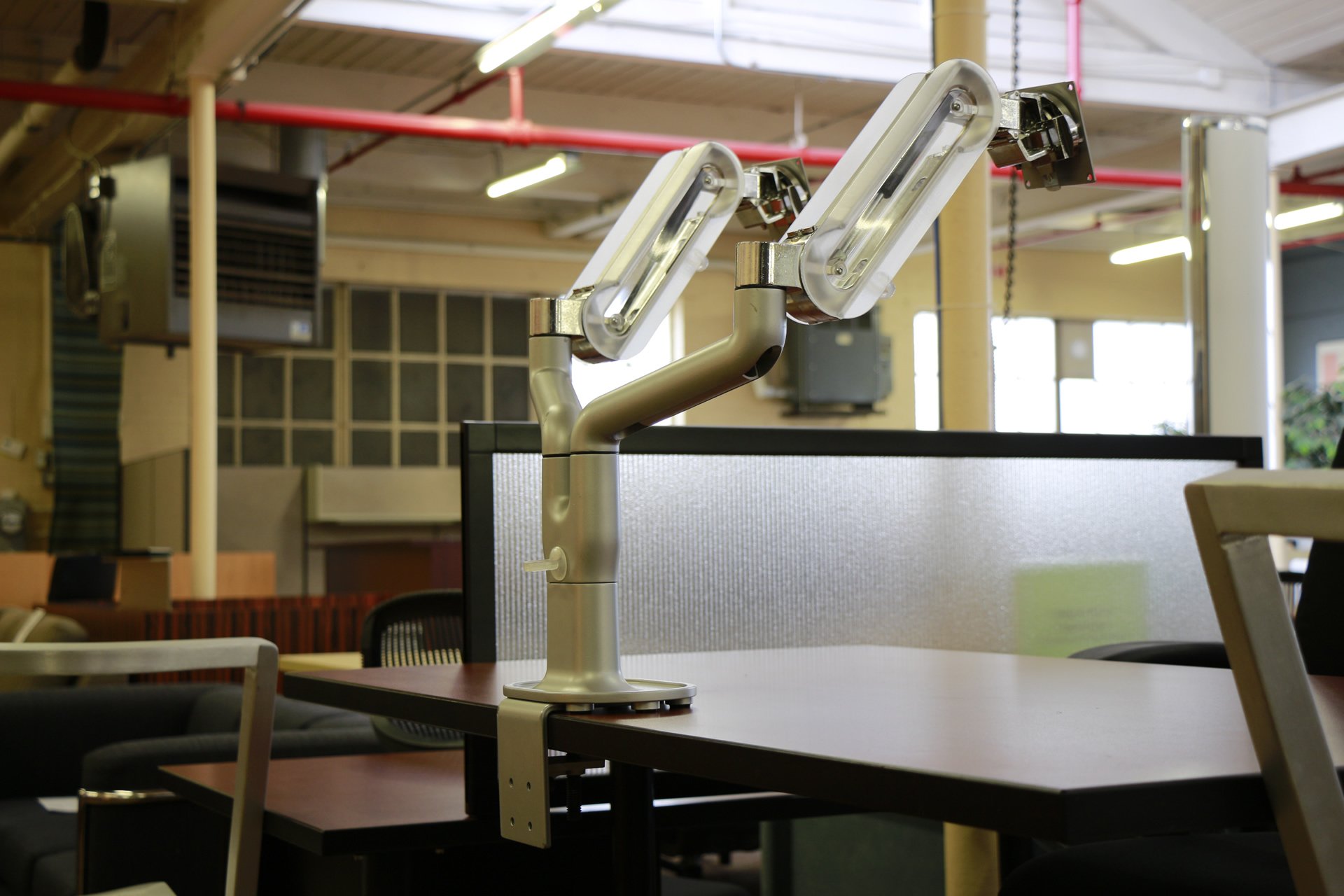 Heavy Duty 2 Arm Monitor Stands