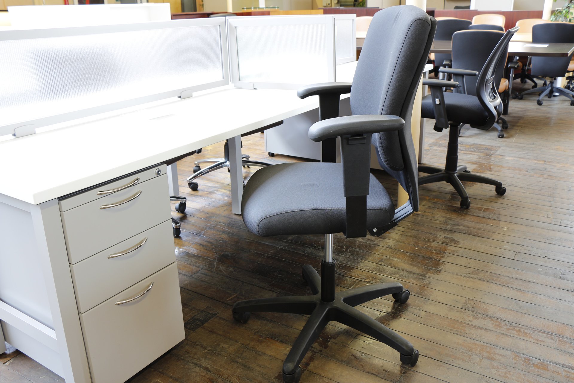 Highmark Emme Black Task Chairs