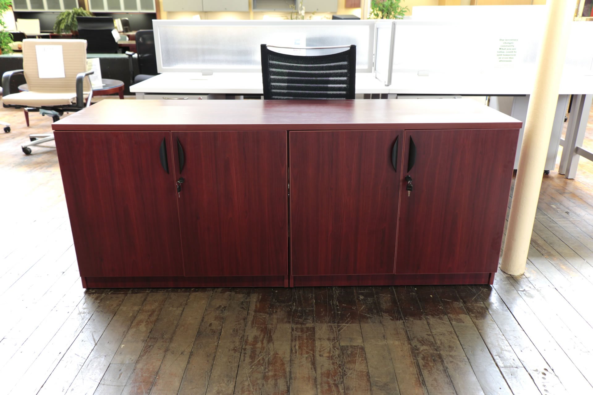 Warren Series Cherry Laminate Credenza