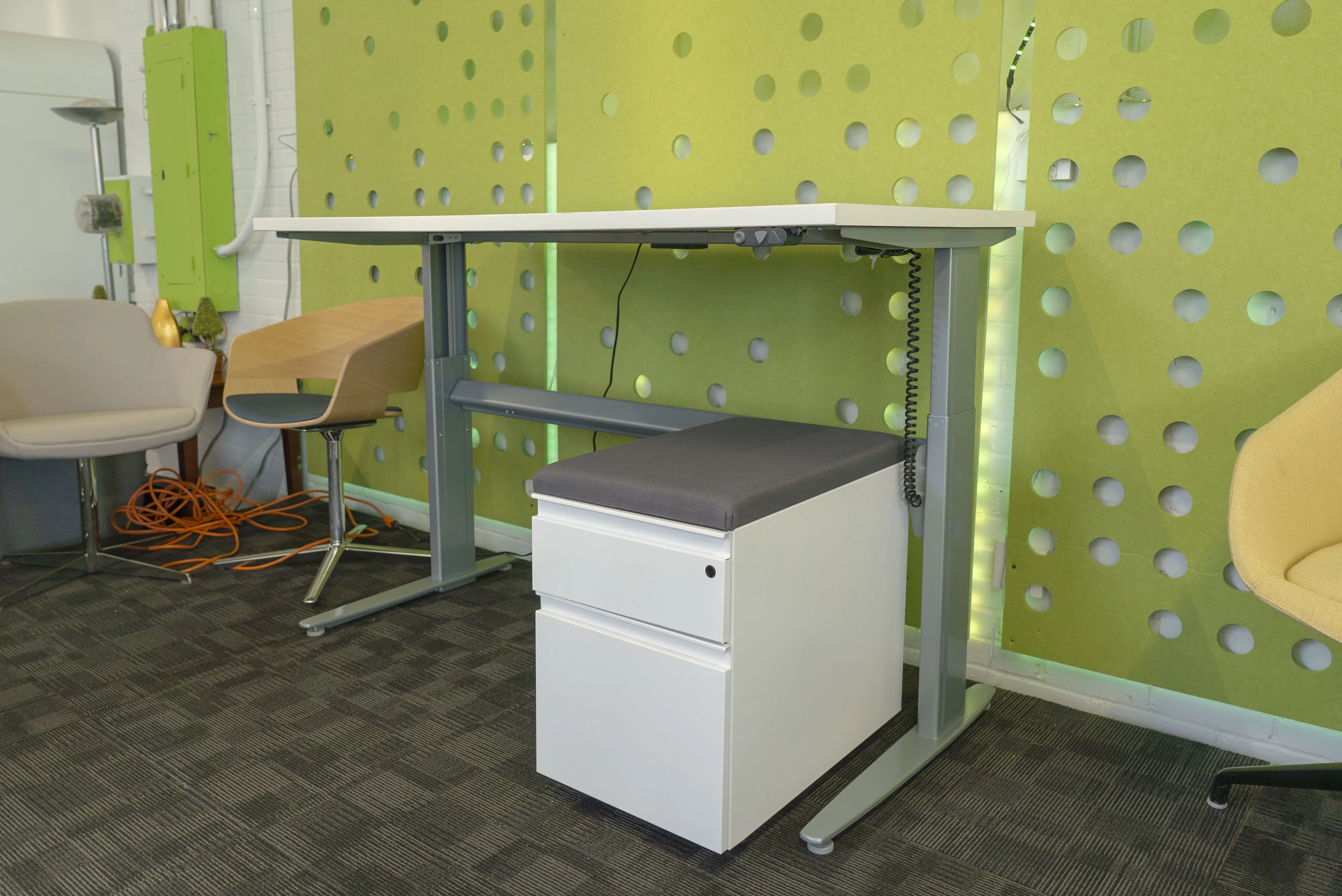 conset-height-adjustable-desk-with-mobile-pedestal-file-dual-vesa-monitor-arm