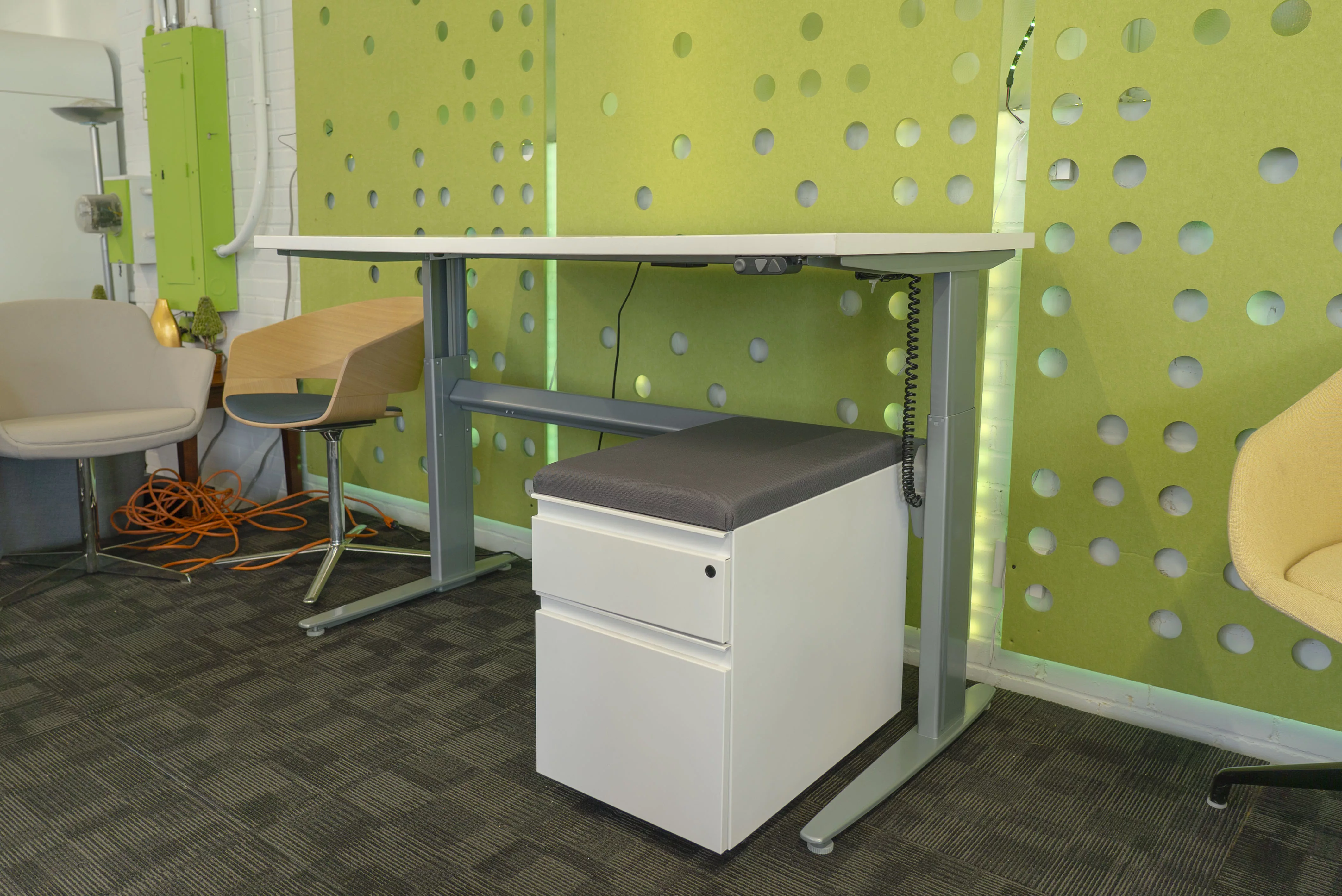 conset-height-adjustable-desk-with-mobile-pedestal-file-dual-vesa-monitor-arm