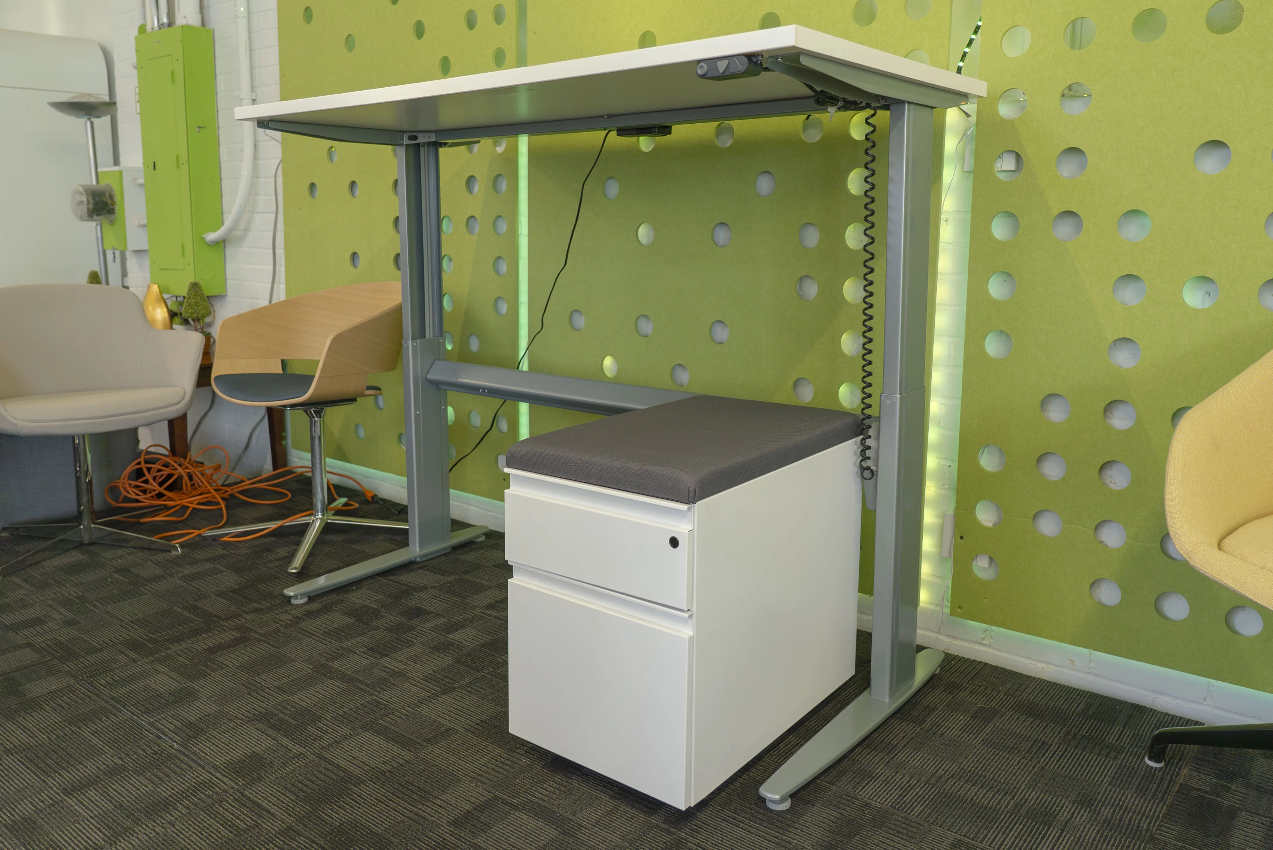 conset-height-adjustable-desk-with-mobile-pedestal-file-dual-vesa-monitor-arm